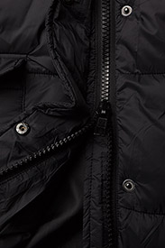 saint tropez long padded jacket with hood