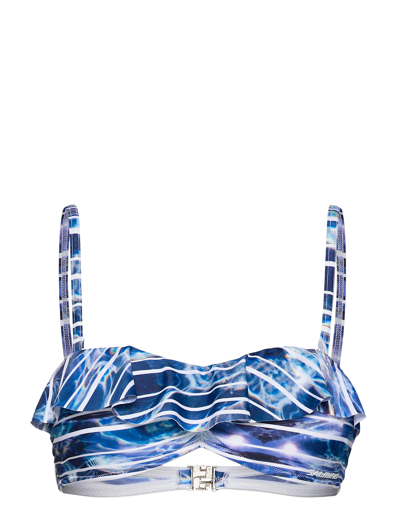 Aquarius Bikini Bandeau Swimwear Bikinis Bikini Tops Bandeau Bikinitops Sininen Salming