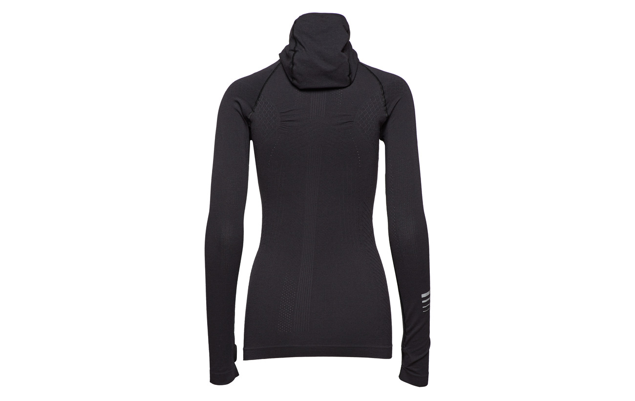 Seamless Équipement Black W Pro 2 40 54 Lightning Polyamide Laine Détails Salomon Hoodie Elastane Ls Bw80XRaq