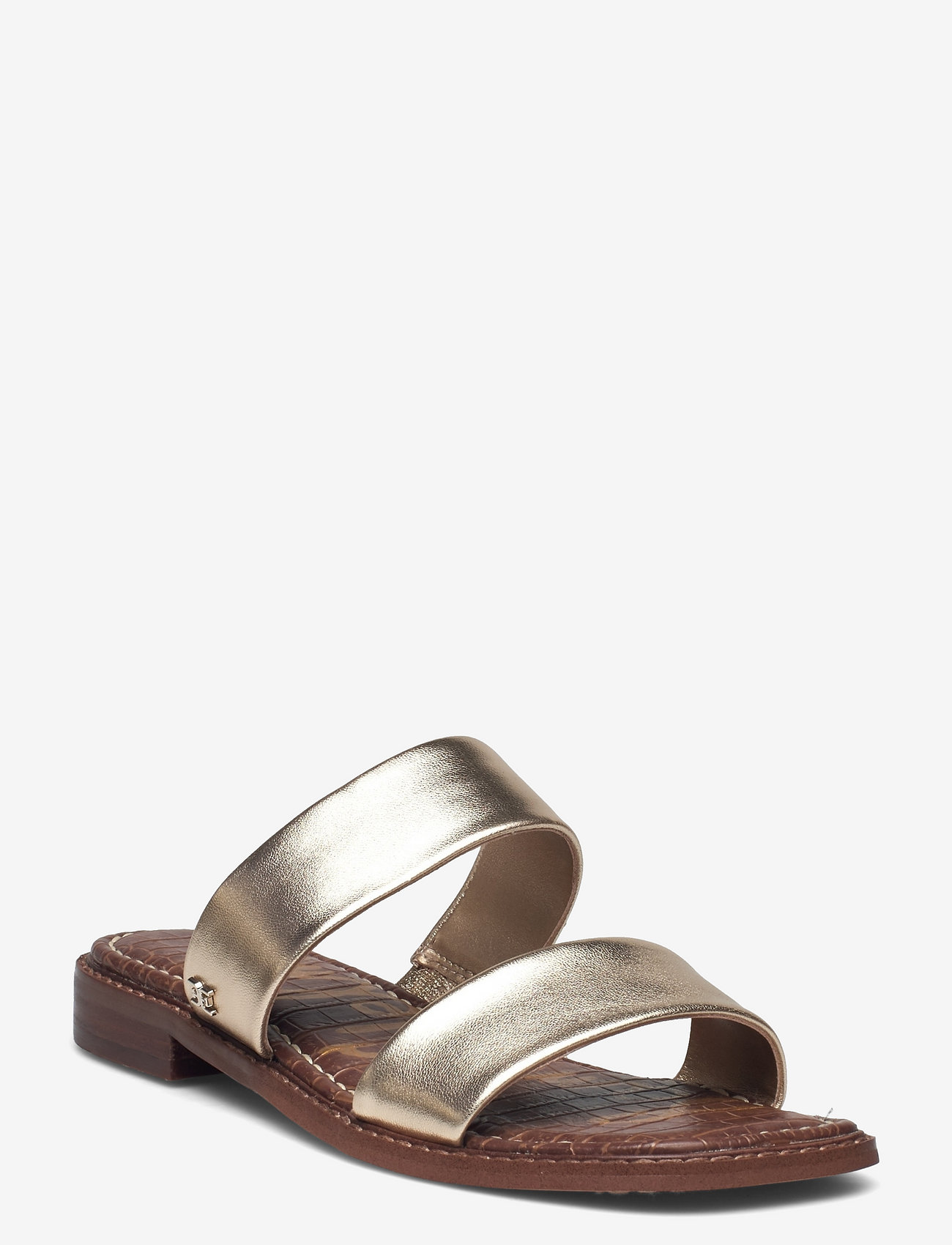 sam edelman gold flat sandals