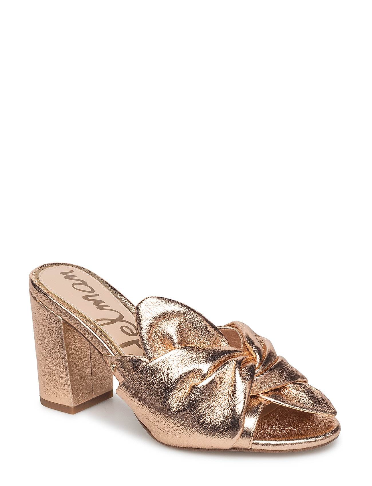 Oda Sandaal Met Hak Goud Sam Edelman sam edelman kopen in de aanbieding