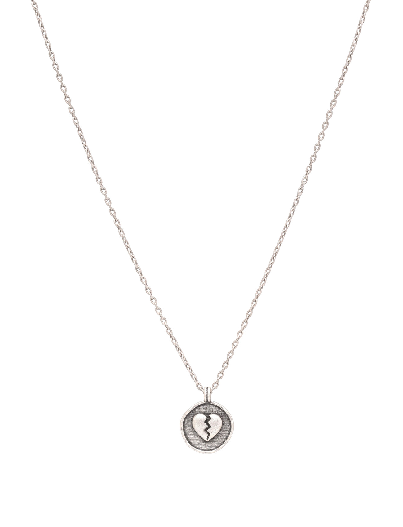 Samie Christopher Stampe X Samie - Necklace Matt Steel, One Size, Silver, Smykker > Halskæder, Herre
