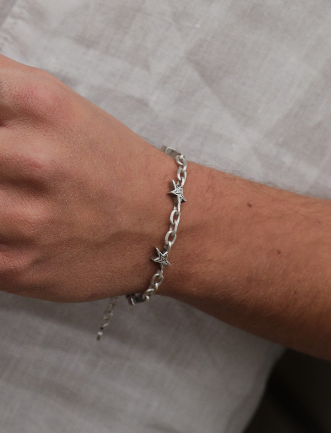 Samie Christopher Stampe X Samie Bracelet, One Size, Silver, Smykker > Armbånd, Herre