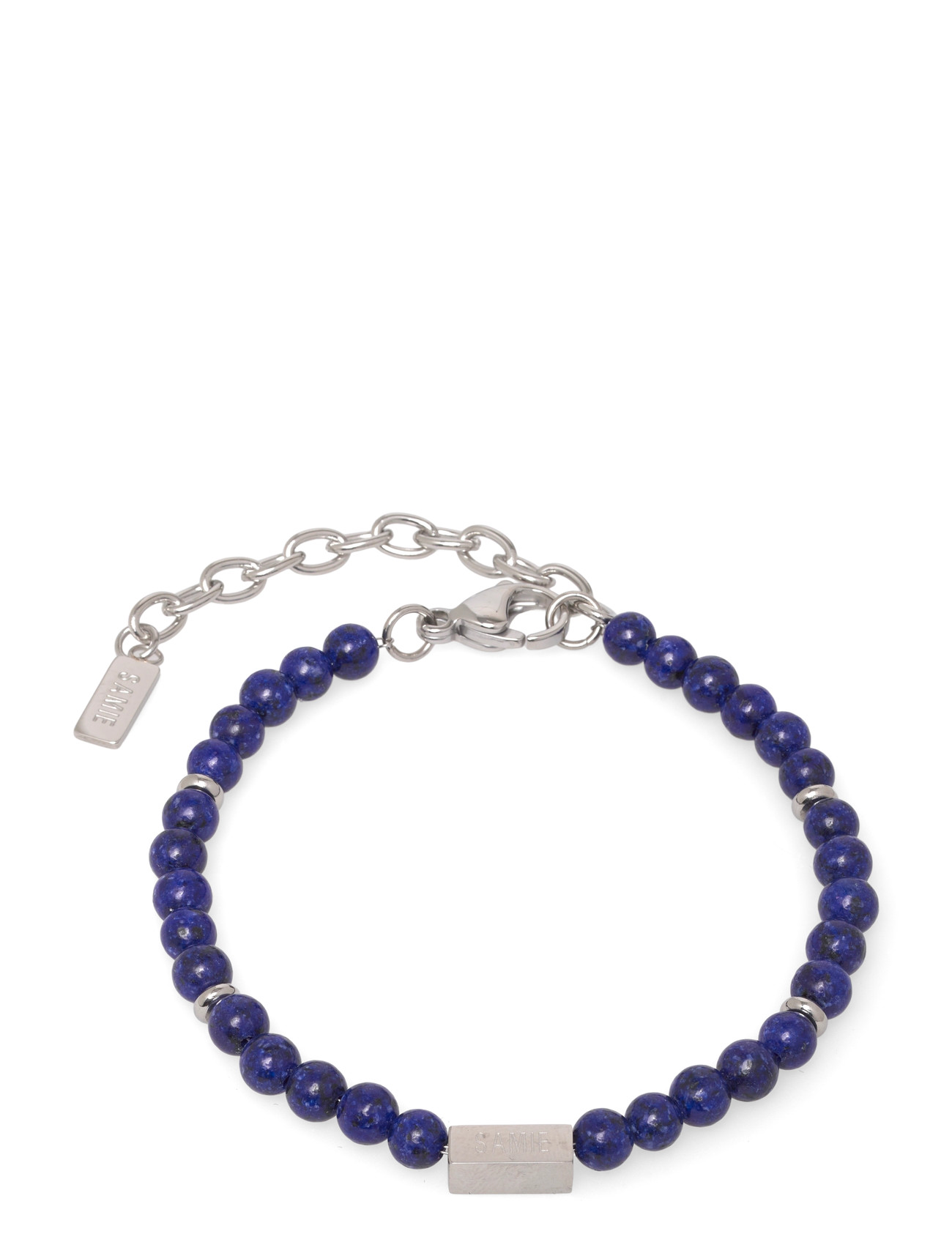Samie Neo - Bracelet With Blue Pearls, One Size, Blue, Smykker > Armbånd, Herre