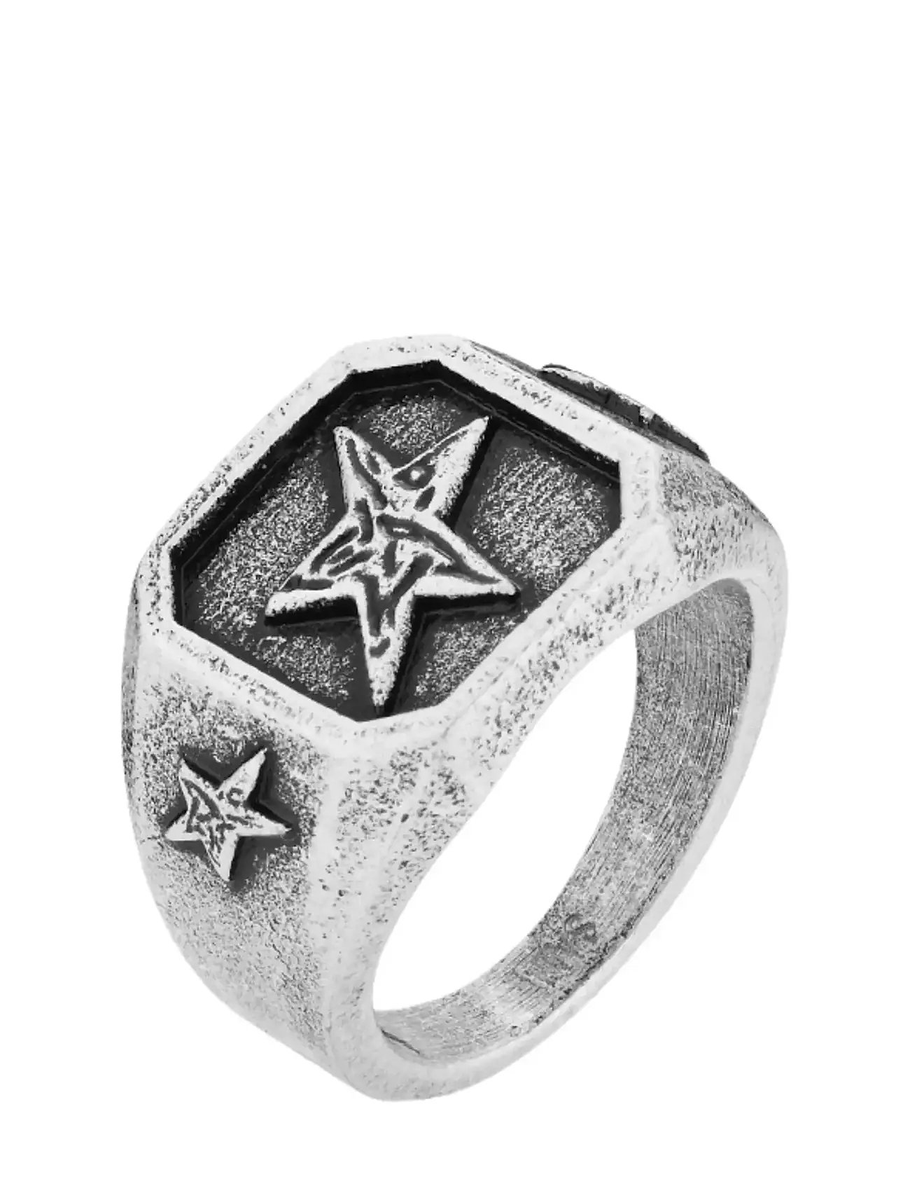 Samie Christopher Stampe X Samie - Ring Matt Steel, 64, Silver, Smykker > Ringe, Herre