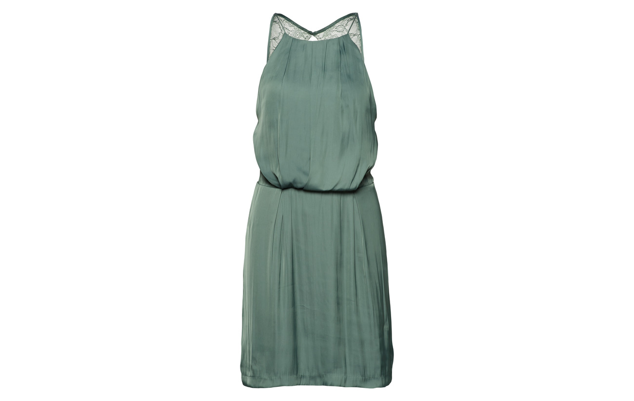 10284 amp; Polyester Willow Duck Samsøe Green S 100 Dress dwzPUqxIWq