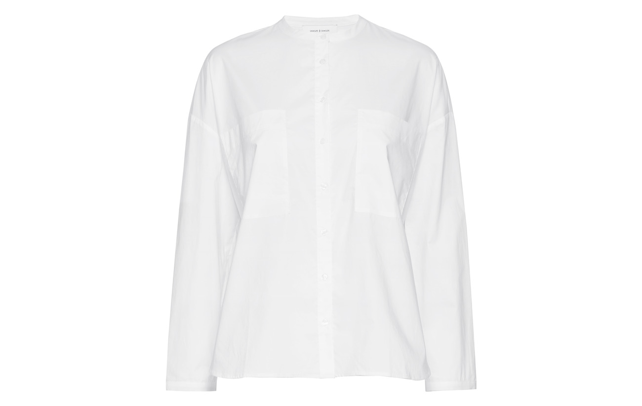 Shirt White Millet 100 Samsøe amp; Coton 10451 fxZqn16