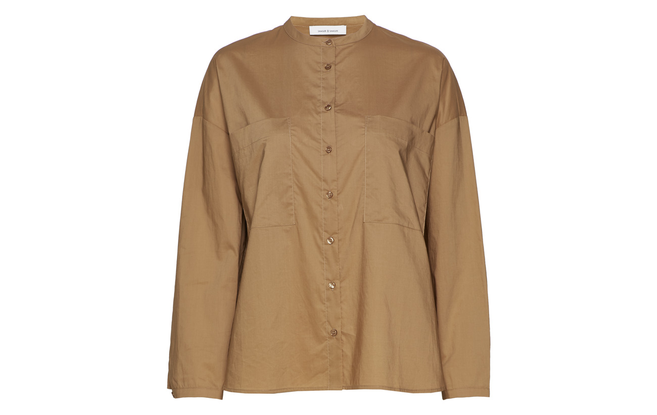 Shirt White Millet 100 Samsøe amp; Coton 10451 fxZqn16