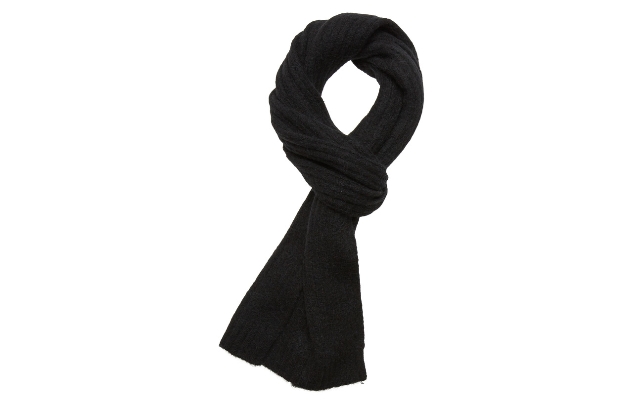 Sams&oslash;e & Sams&oslash;e Nori scarf slim 7355 - BLACK
