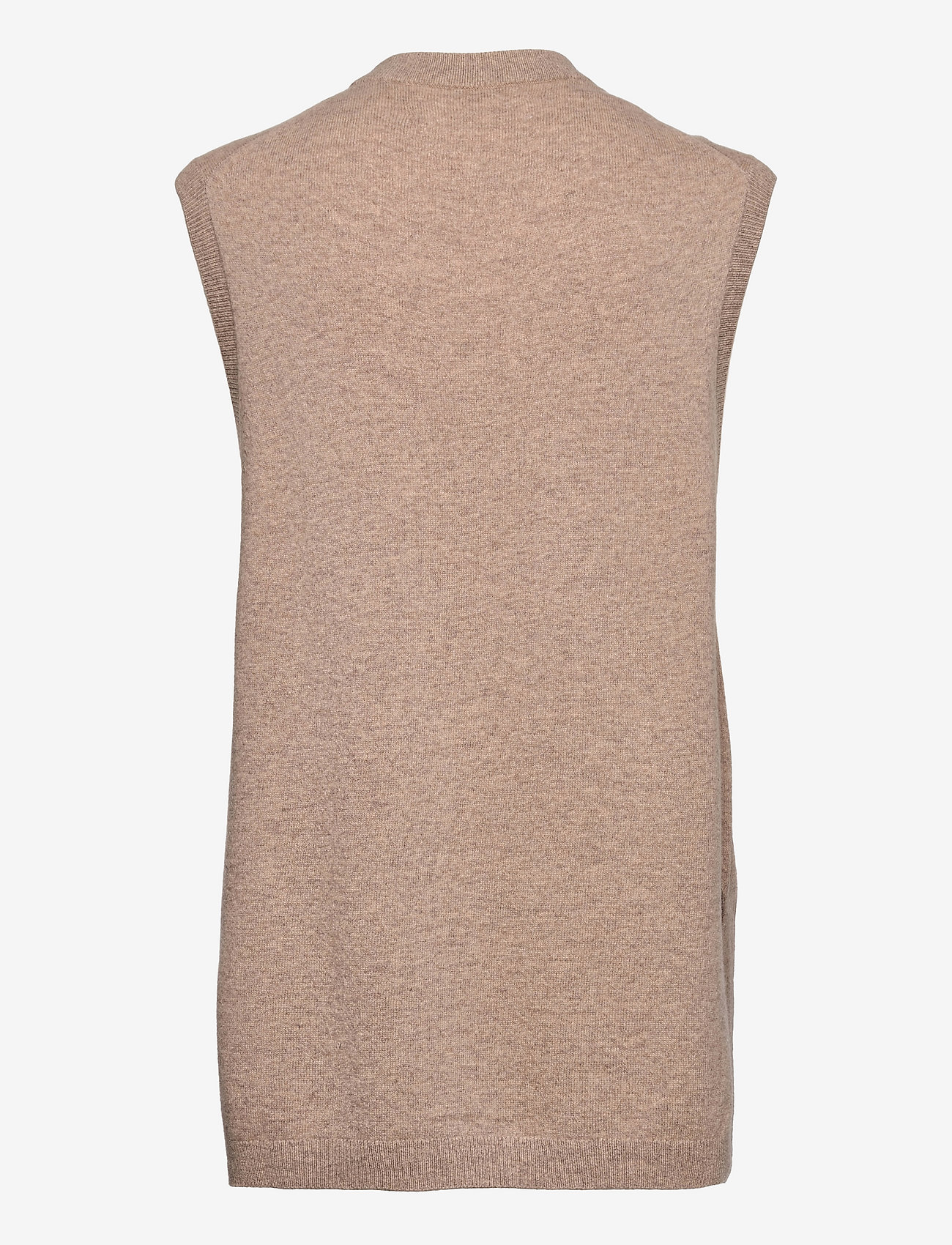 long knitted vest