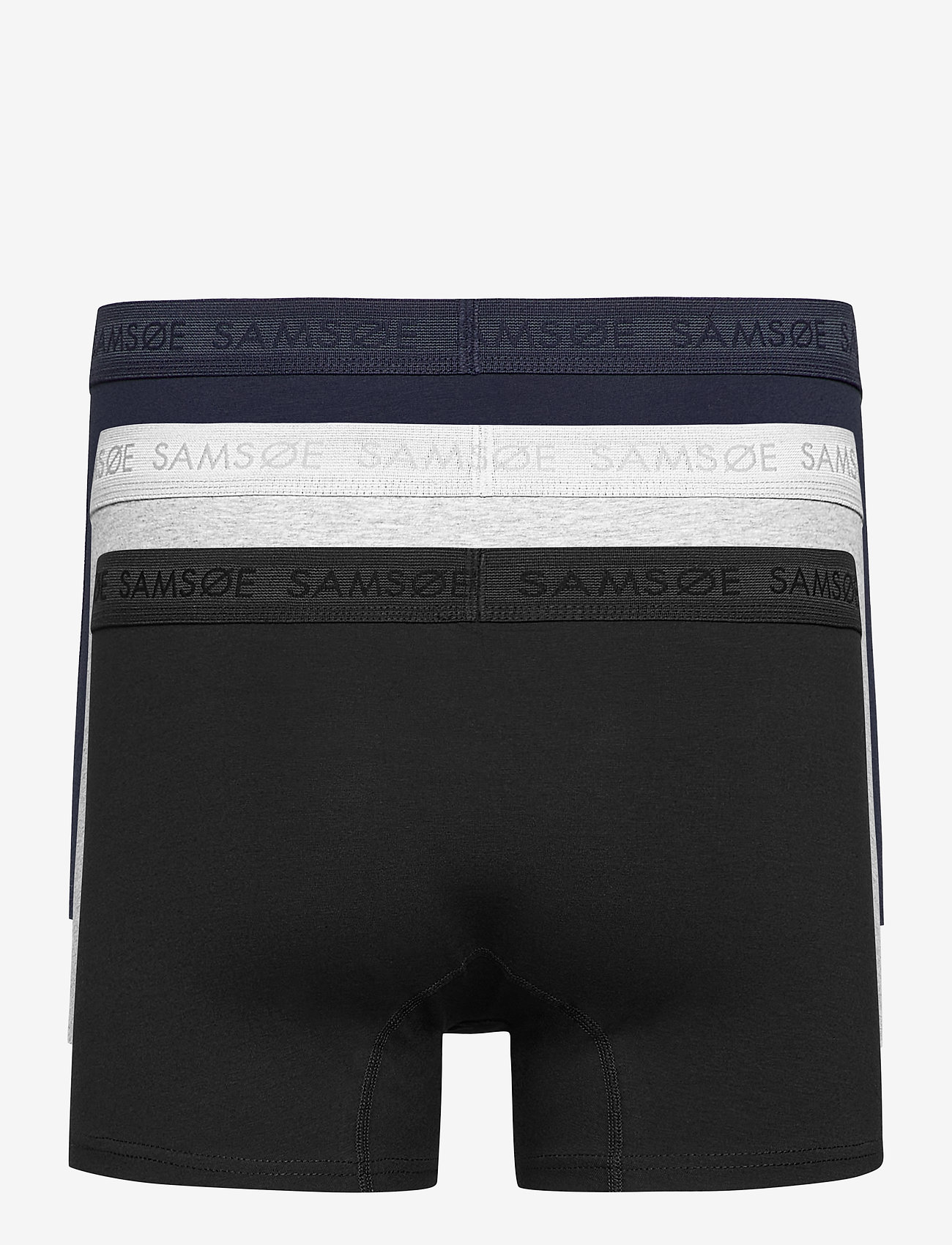Samsøe Samsøe - Trunk 3-pack 3702 - majtki w wielopaku - black/blue/grey mel. - 5