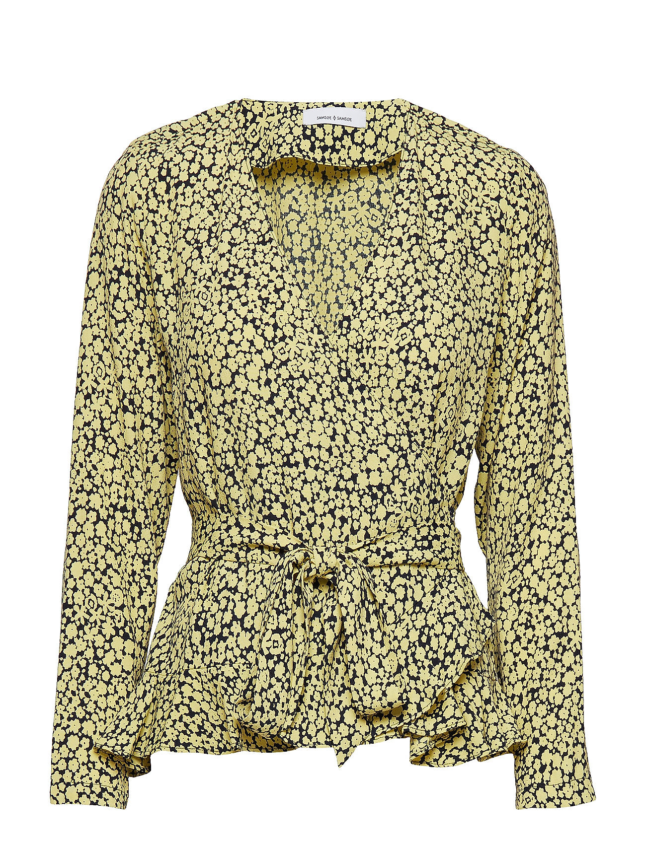 Limon Ls Aop 6515 Blouse Lange Mouwen Geel Samsoe samsoe samsoe kopen in de aanbieding