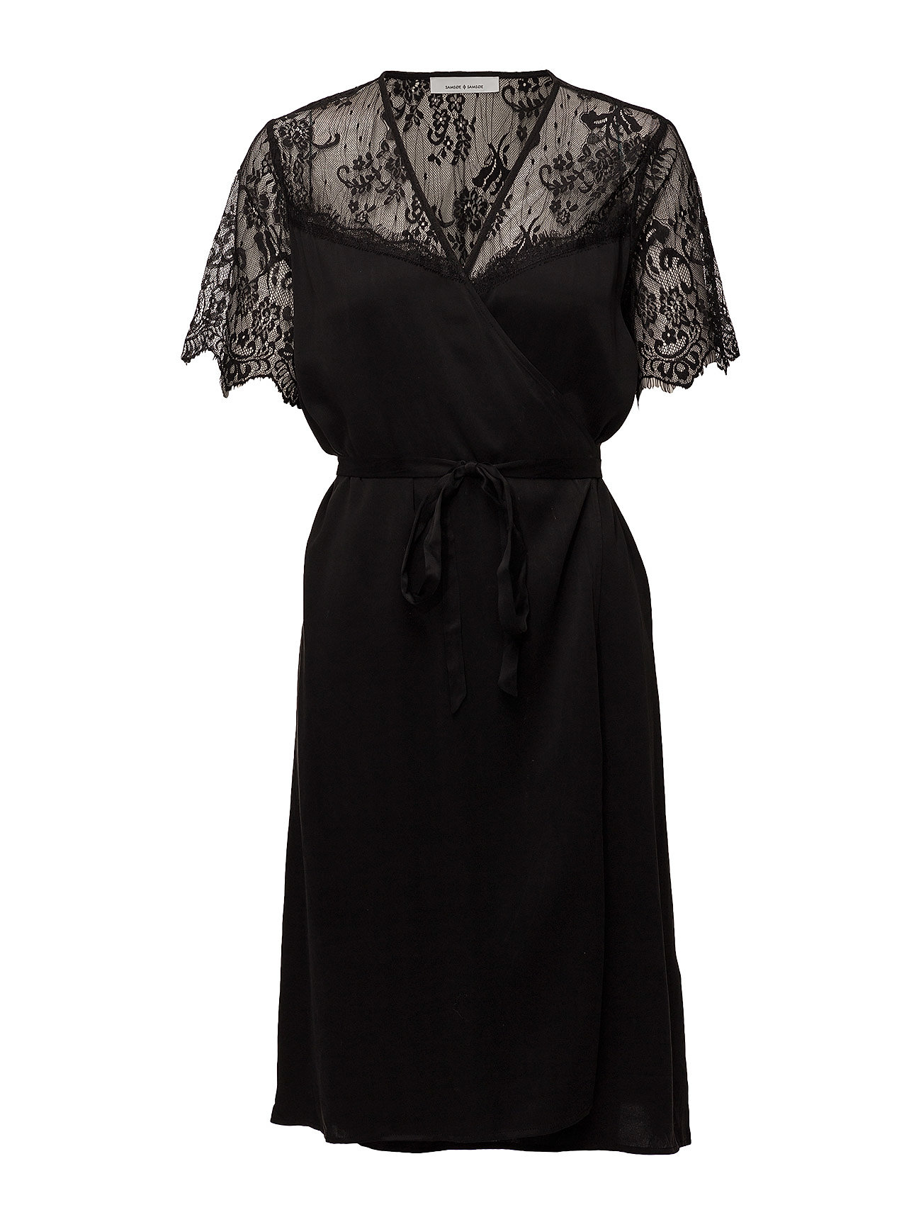 Simona Ss Dress 9874 Jurk Zwart Samsoe samsoe samsoe kopen in de aanbieding