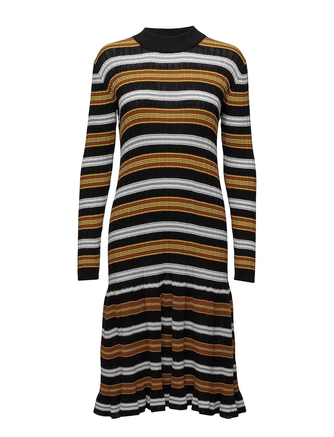 Io Dress St 10128 Jurk Knielengte Geel Samsoe samsoe samsoe kopen in de aanbieding