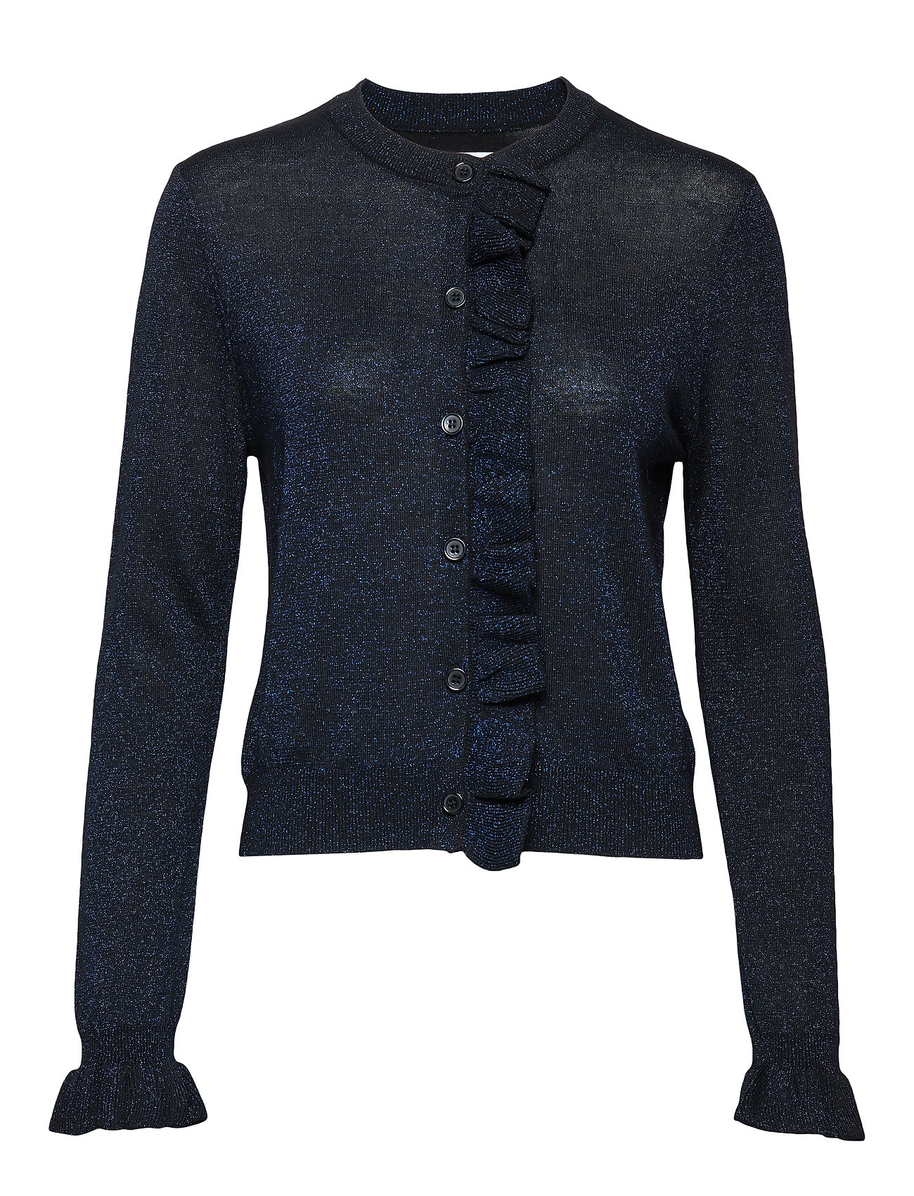Maddie Cardigan 9554 Gebreide Trui Blauw Samsoe samsoe samsoe kopen in de aanbieding