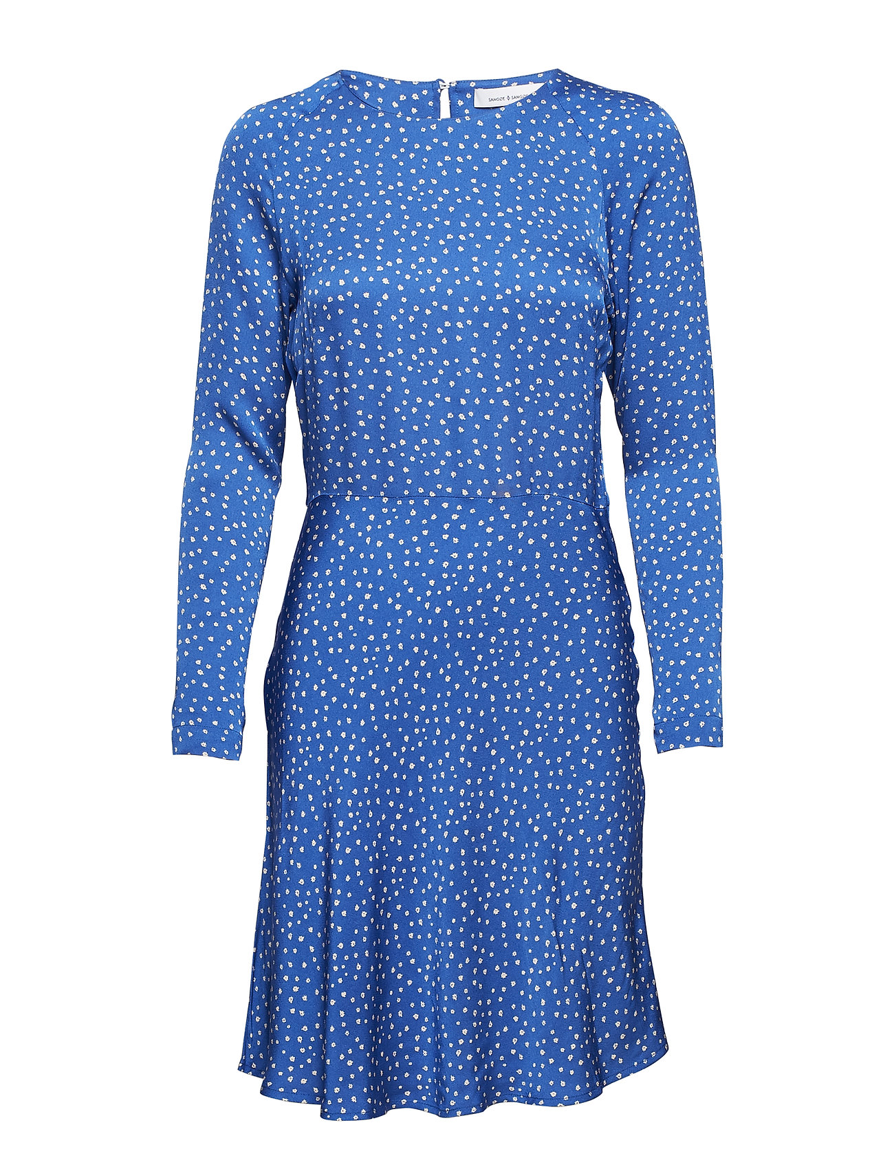 Zambia Ls Dress Aop 8325 Jurk Knielengte Blauw Samsoe samsoe samsoe kopen in de aanbieding