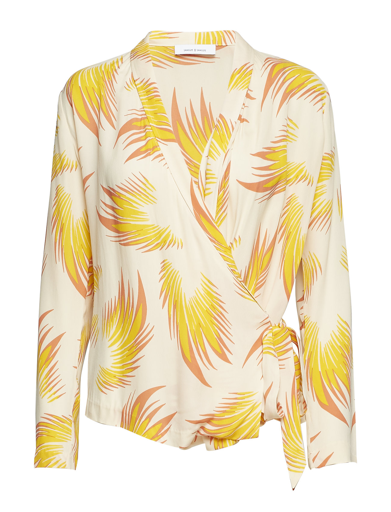 Hollis Ls Aop 8083 Blouse Lange Mouwen Geel Samsoe samsoe samsoe kopen in de aanbieding