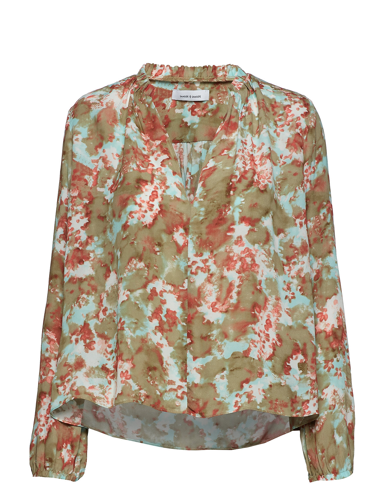 Elva Ls Aop 8083 Blouse Lange Mouwen Roze Samsoe samsoe samsoe kopen in de aanbieding