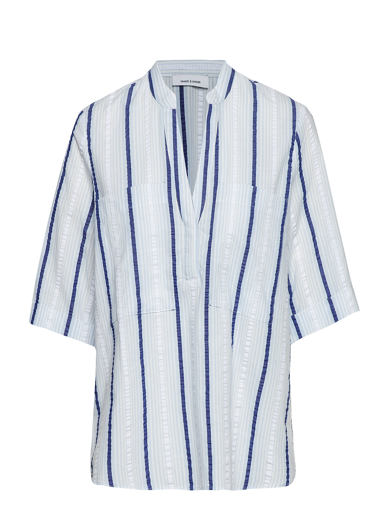 Shamil Shirt 10844 Blouse Korte Mouwen Blauw Samsoe samsoe samsoe kopen in de aanbieding Shamil Shirt 10844 Blouse Korte Mouwen Blauw Samsoe samsoe samsoe kopen in de aanbieding