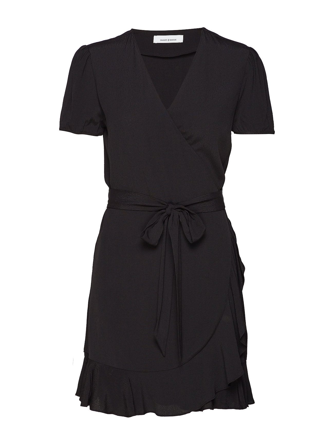 Linetta Dress 6515 Korte Jurk Zwart Samsoe samsoe samsoe kopen in de aanbieding