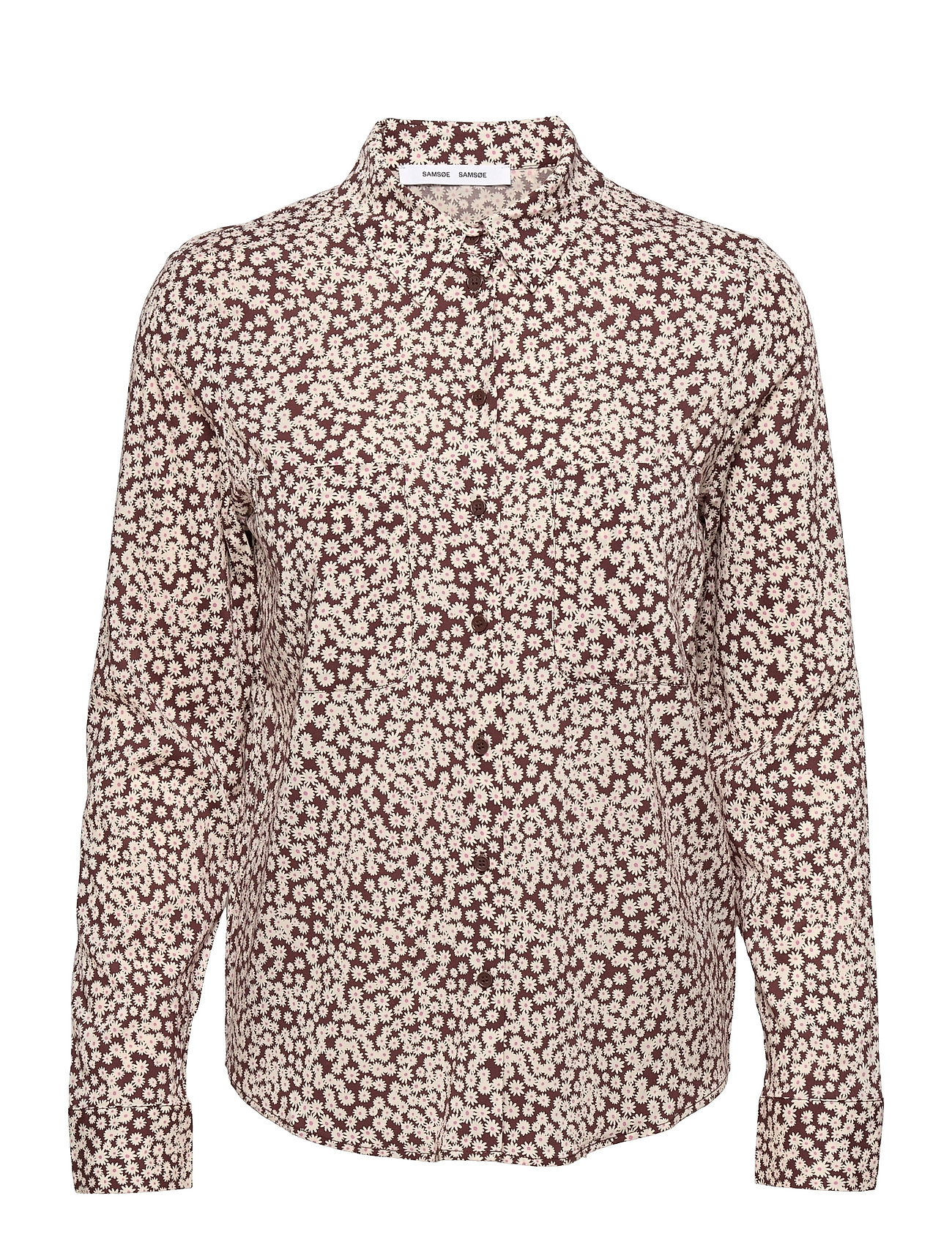 Milly Shirt Aop 9942 Brown Samsøe Samsøe 43559