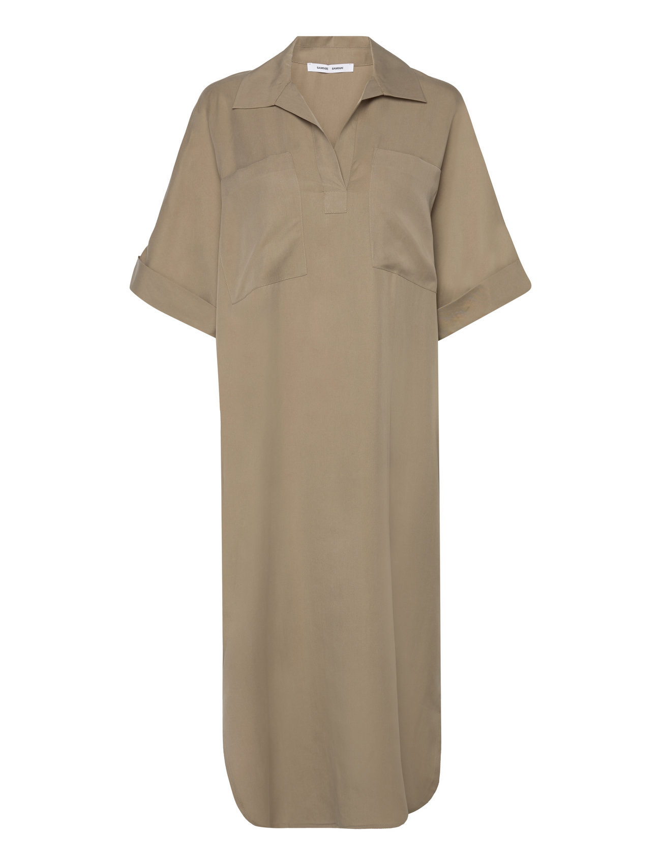 Mina Long Dress 14028 Grey Samsøe Samsøe