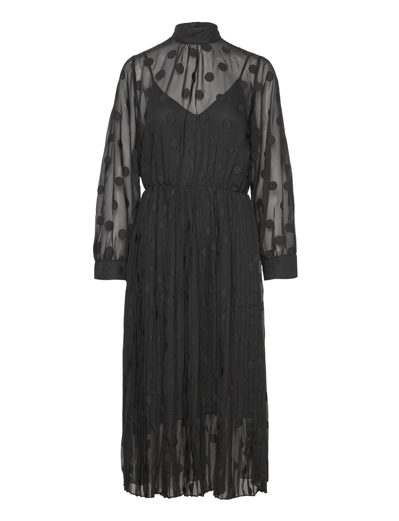 Valentin Pleated Dress 14961 Black Samsøe Samsøe