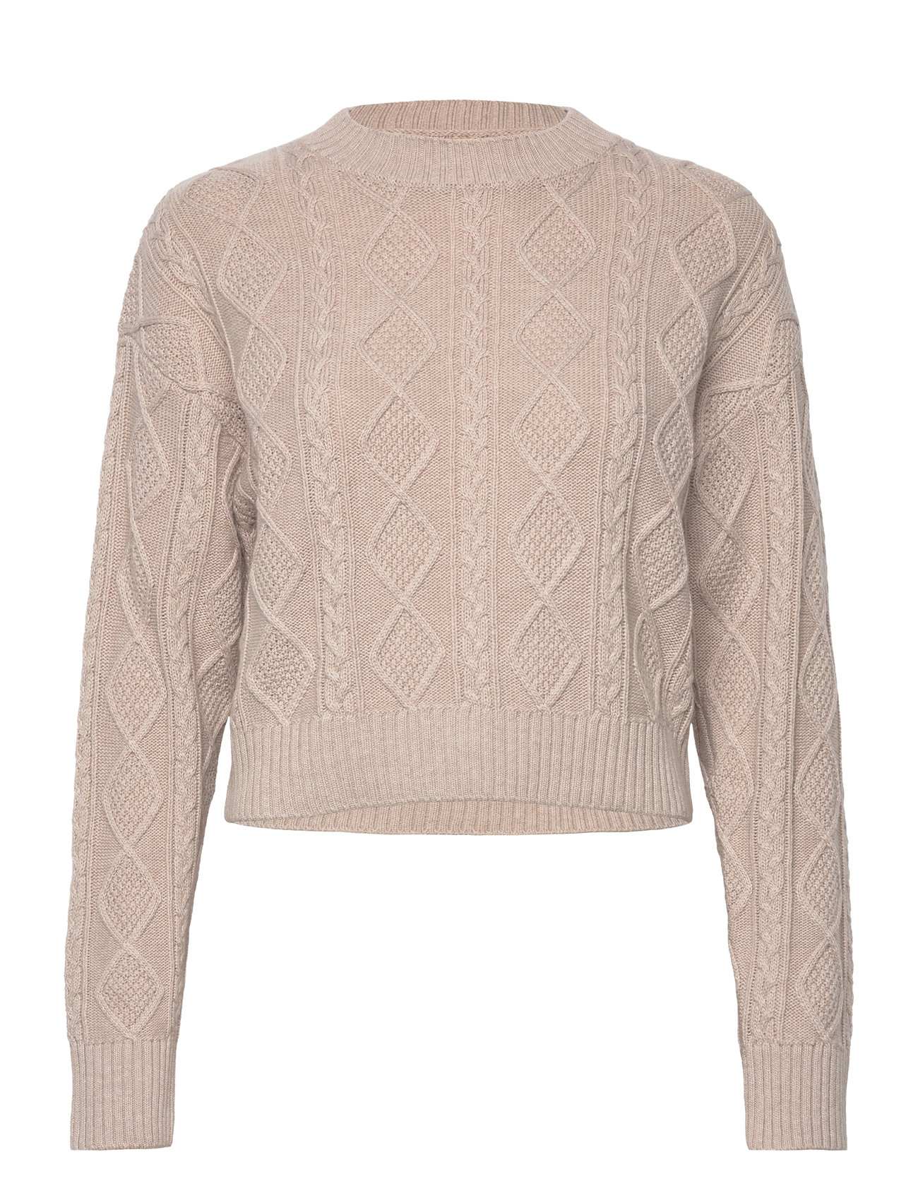 Eliette Crew Neck Crop 14938 Beige Samsøe Samsøe