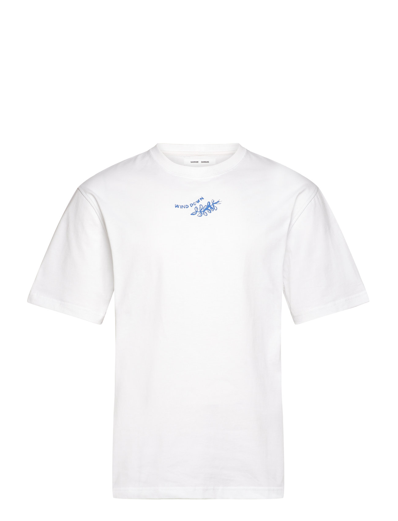 Wind Down T-Shirt 11725 Designers T-Kortærmet Skjorte White Samsøe Samsøe