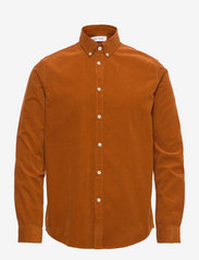 Samsøe Samsøe - Liam BX shirt 10504 - podstawowe koszulki - caramel cafe - 0