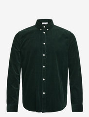 Samsøe Samsøe - Liam BX shirt 10504 - linen shirts - scarab - 0