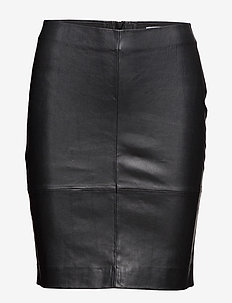 Kendal skirt 2169 - nederdele i læder - black
