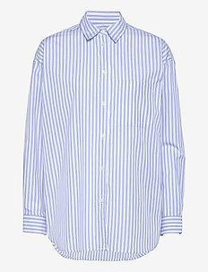 Luana shirt 13072 - jeansblouses - dusty blue st.