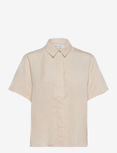 Mina ss shirt 14028 - denimskjorter - whitecap gray