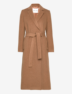 Astrid coat 11104 - wool coats - brown sugar