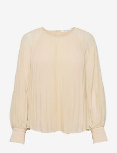Annmari blouse 6621 - langärmlige blusen - brown rice