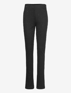 Layla trousers 14171 - leather trousers - black
