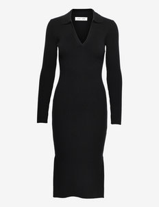 Luna ls dress 10490 - kesämekot - black