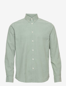 Liam BX shirt 11039 - linen shirts - green milieu