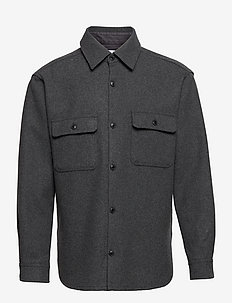 Castor X E overshirt 14163 - odzież - dark grey mel.