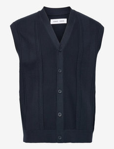 Lewis cardigan vest 10490 - knitted vests - salute