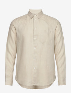 Liam NF shirt 14329 - basic shirts - oatmeal