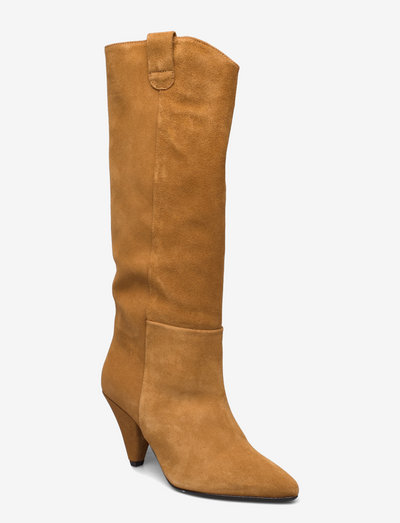 Myral boot high 6724 - høye boots - whiskey brown