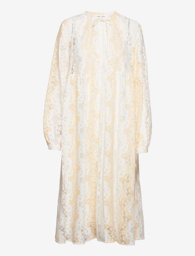Myntha dress 14227 - midi jurken - white corn