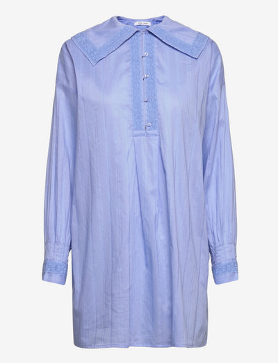Anine shirt 14267 - langærmede bluser - serenity