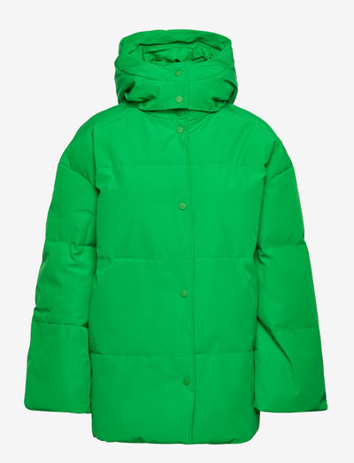 Hana jacket 14414 - virsjakas ar dūnu pildījumu un polsterējumu - fern green