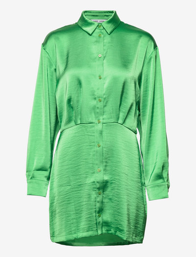Liza shirt dress 12956 - zomerjurken - vibrant green