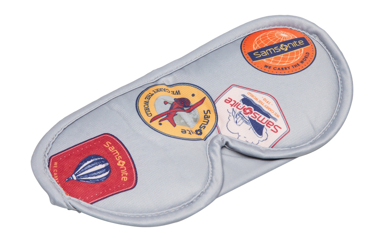 Samsonite Comfort Travelling Eye Mask And Earplugs - HERITAGE PATCHES