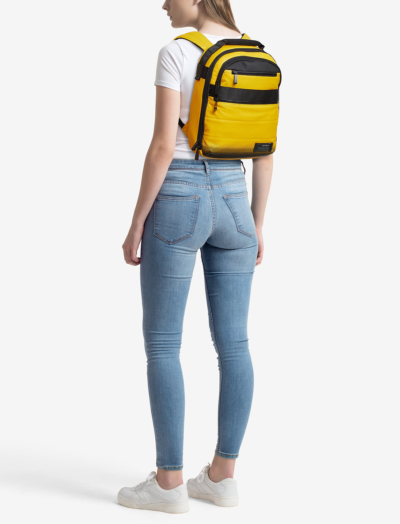 small yellow backpack