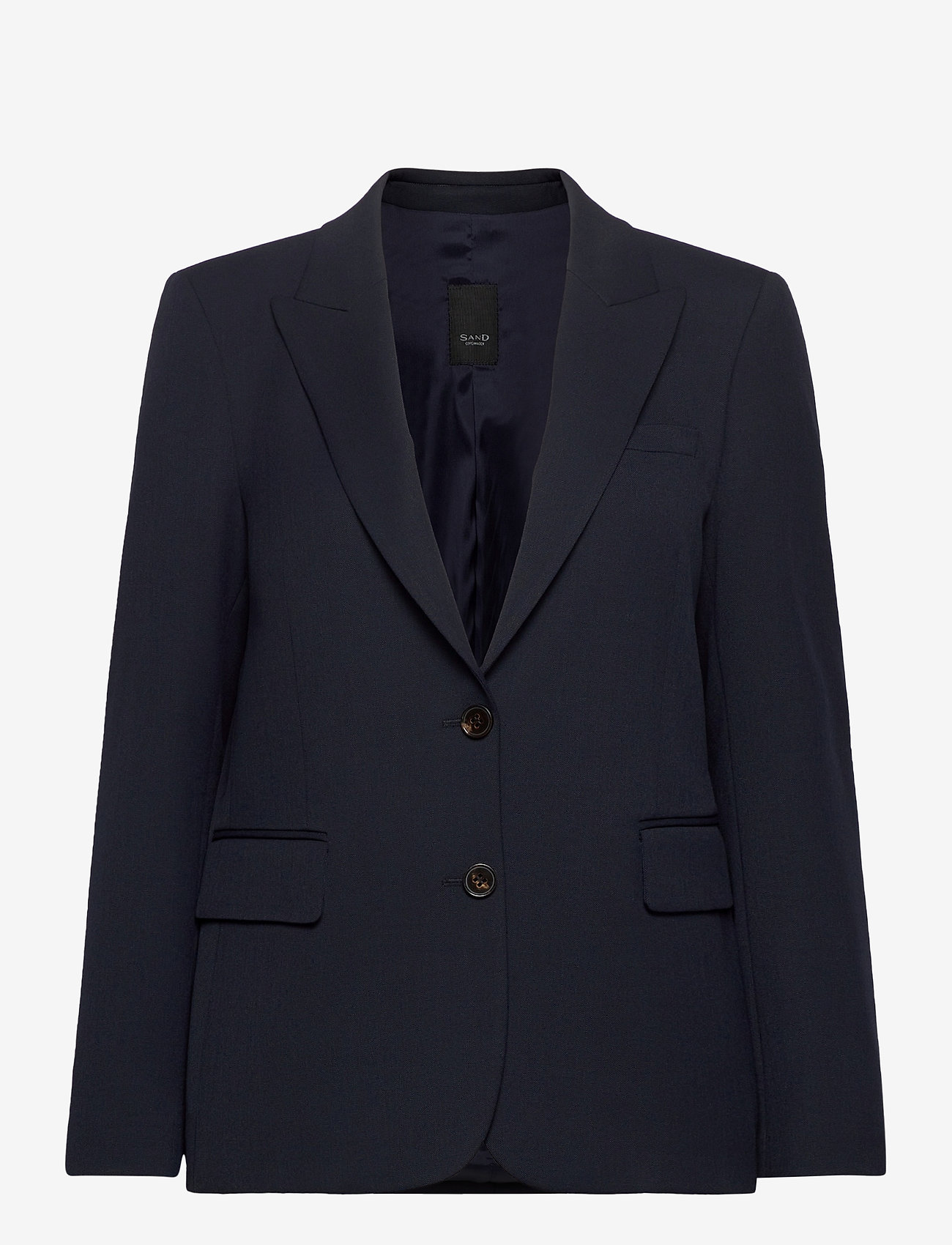 SAND - 3596 - Ginette Pointy - enkeltradede blazere - dark blue/navy - 0